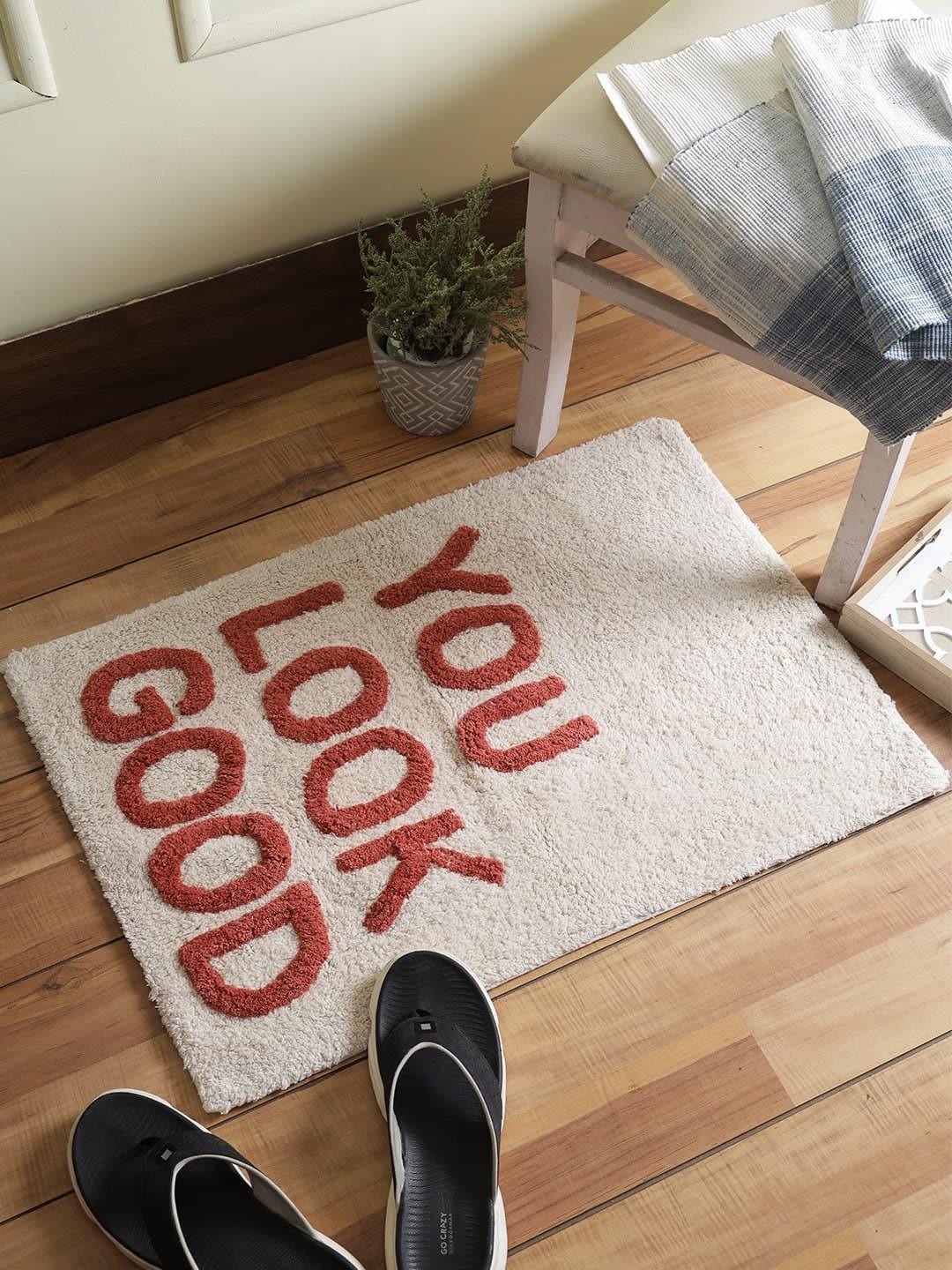 You Look Good Hand-Tufted Cotton Bath Rug Default Title