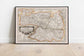 Zamora Map Print| Canvas Print Wall Art - MAIA HOMES