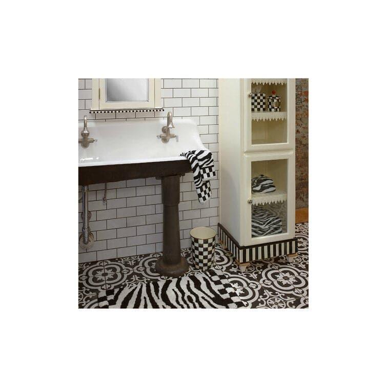 Zebra Bath Rug - MAIA HOMES