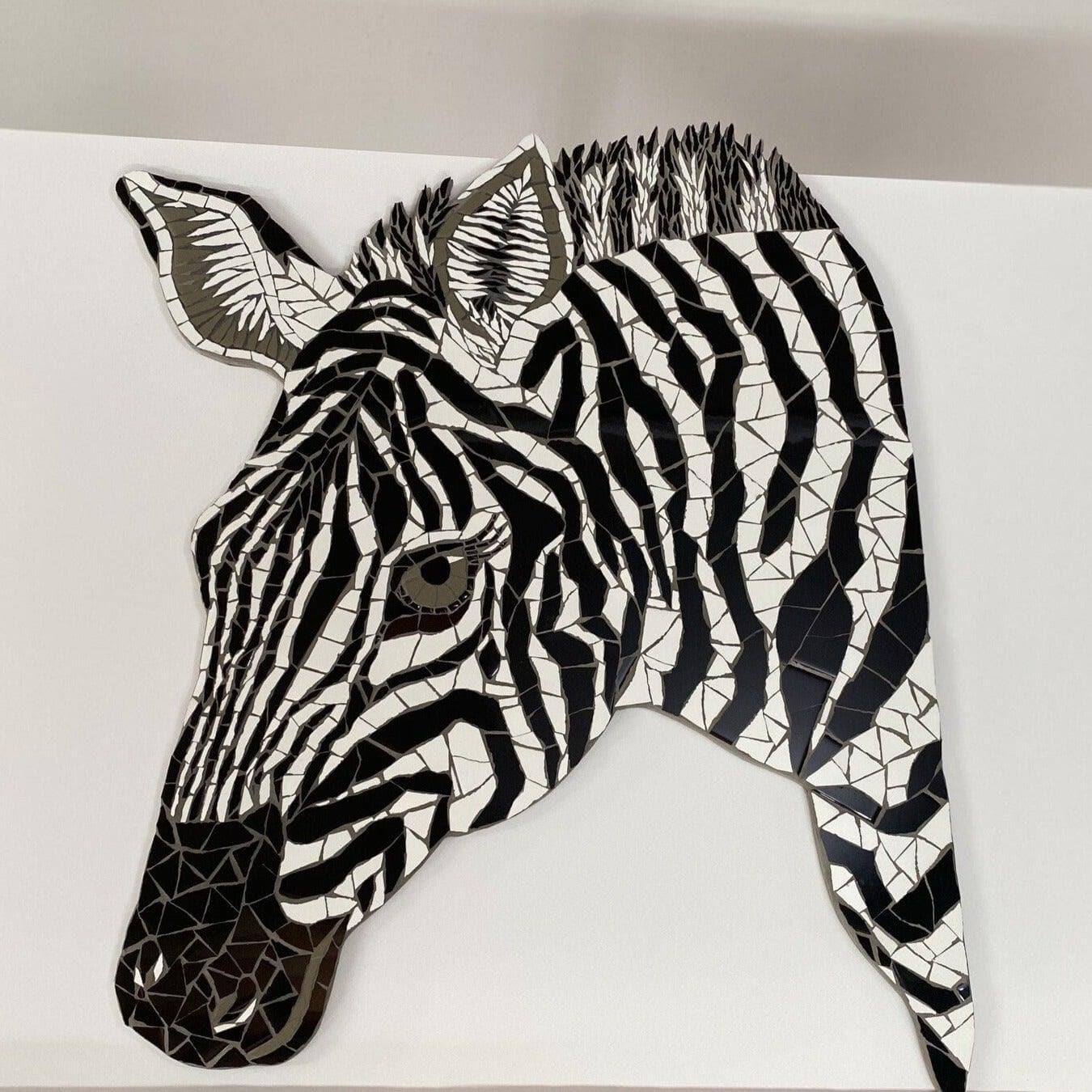 Zebra Mosaic Wall Art